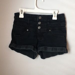 Denim shorts